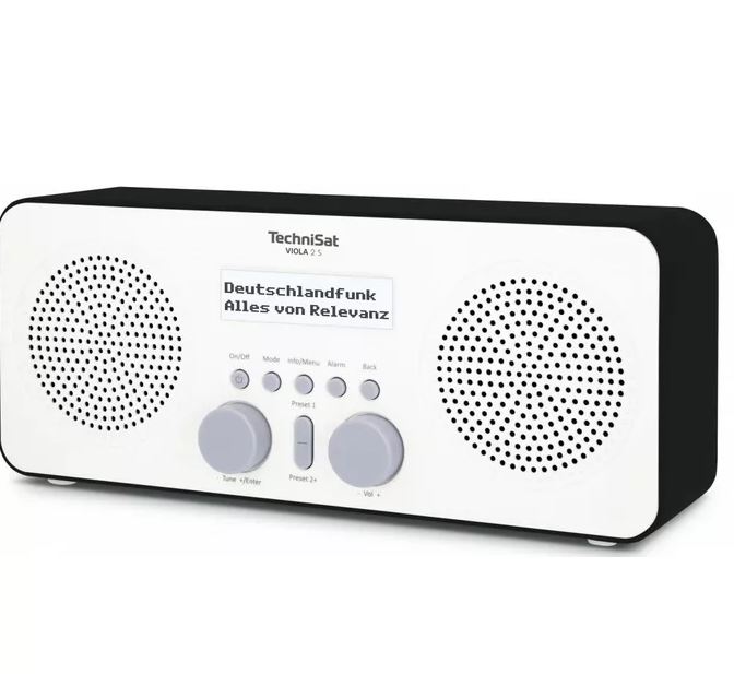Technisat VIOLA 2 S, white-black, DAB+