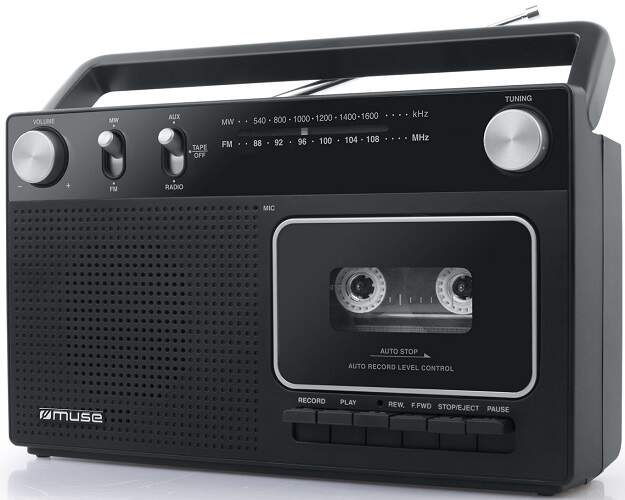 MUSE M-152RC, prenosné rádio s kazetou