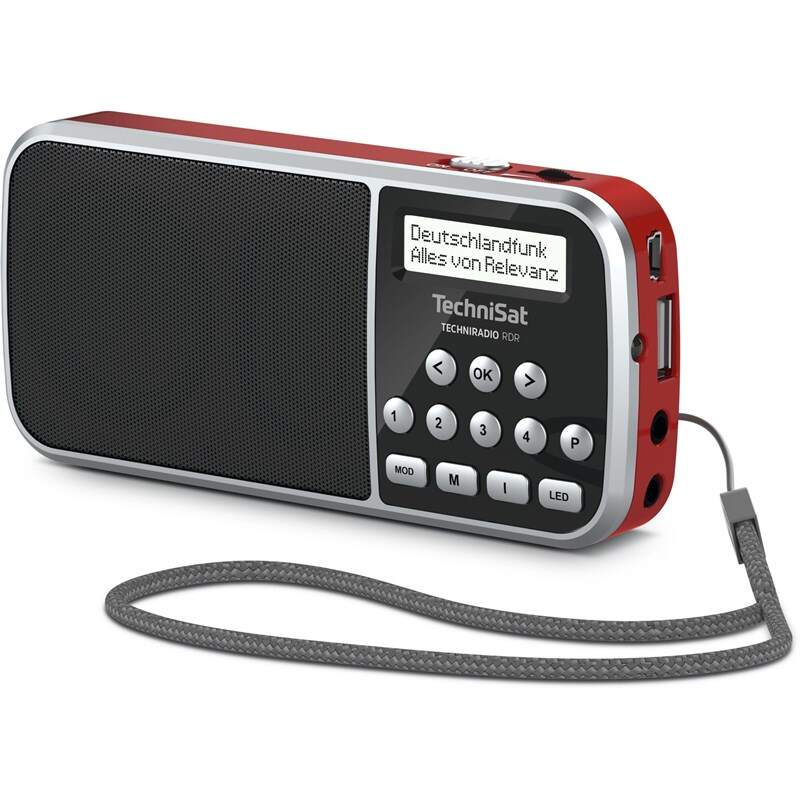 Technisat TechniRadio RDR red, incl. adapter